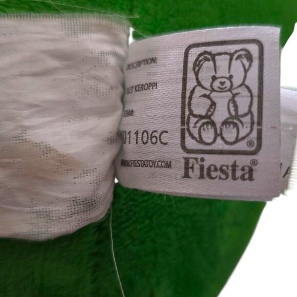 Sanrio Keroppi 22" jumbo stuffed plush Fiesta toy 2012 Y2K - Picture 5 of 7